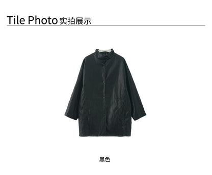 【H555】實拍高級感兩面穿皮衣風衣外套 秋冬外套251007