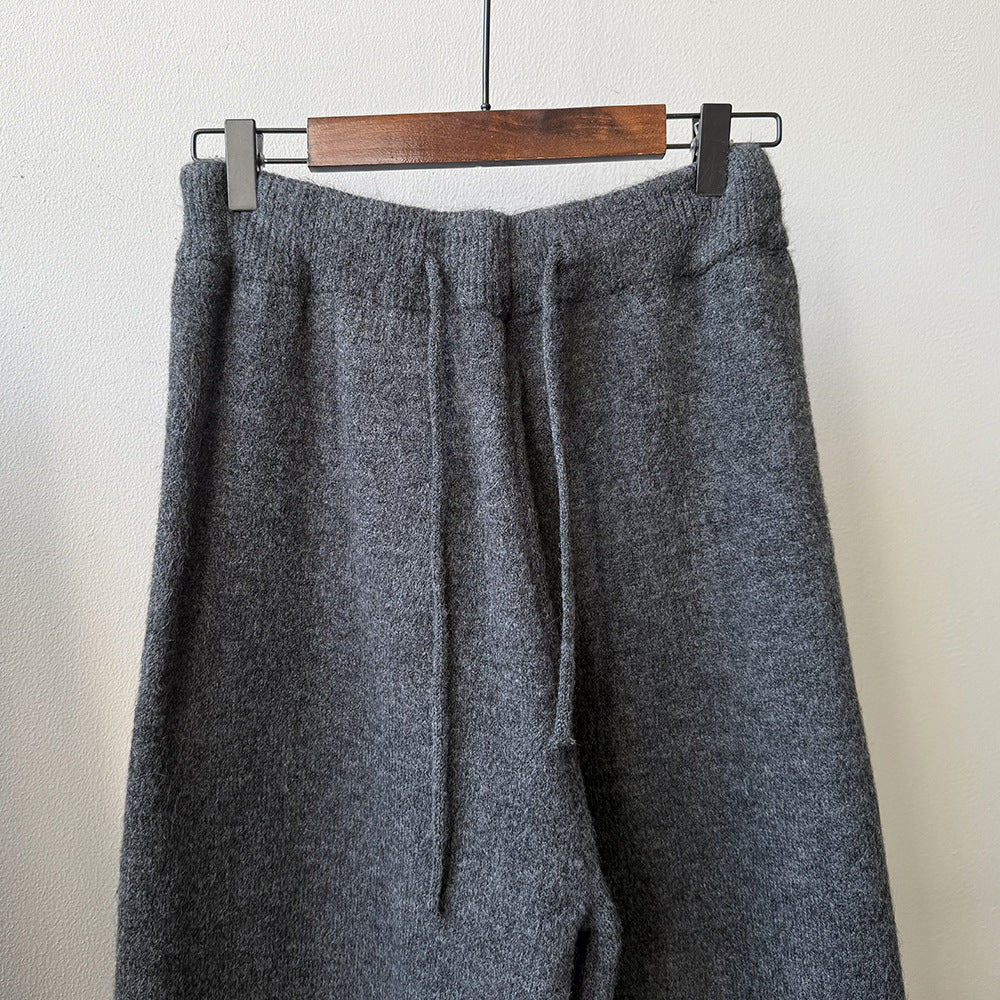 【YP1015】 實拍寬鬆針織毛衣＋休閒針織長褲 套裝251023