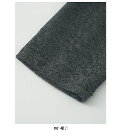 【H5482】實拍磨毛舒適質感刺繡長袖T恤251109