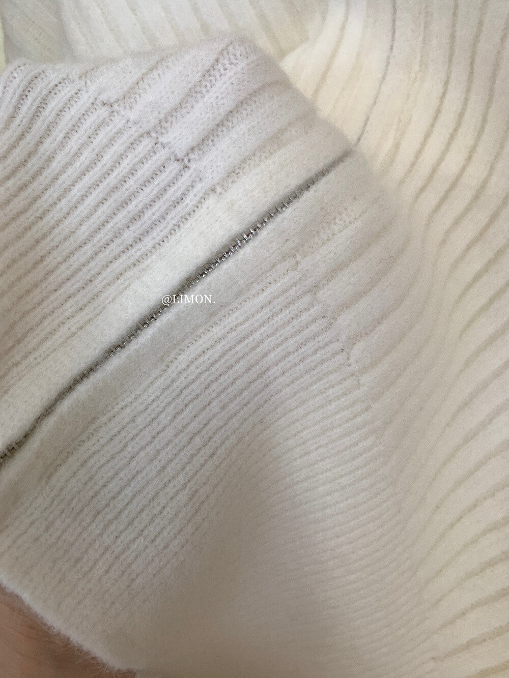 【L6908】實拍檸檬冬季慵懶坑條毛領雙拉鍊保暖毛衣251215