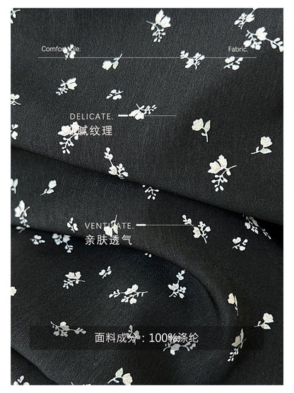 【cimu89043】法式碎花精緻感長洋裝260806