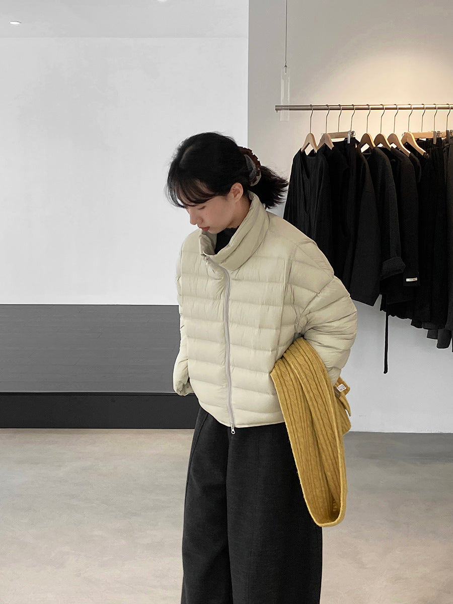 【cimz6383】實拍高領寶款排骨白鴨絨外套（白鴨絨90）251120