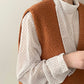 【cim5576】實拍韓國V領氣質顯瘦針織背心裙（羊毛50)240115