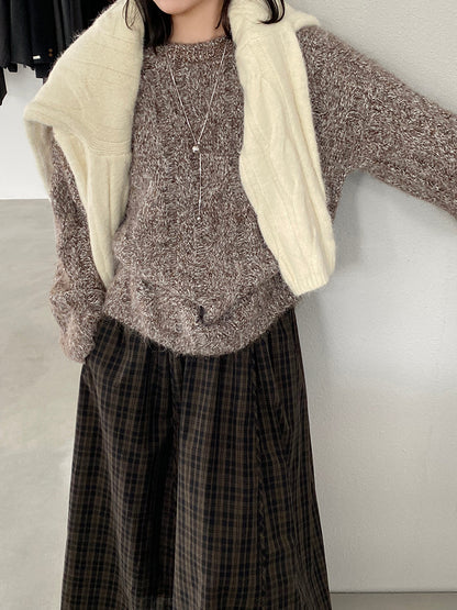 【cimz0307】實拍高級軟糯加厚針織毛衣(羊毛8％）251201