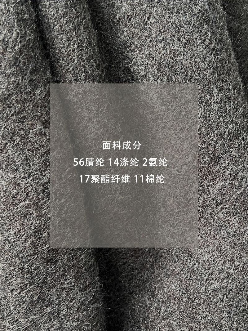 【cim823】實拍韓系軟糯短版針織毛衣+絲巾+針織長裙251030