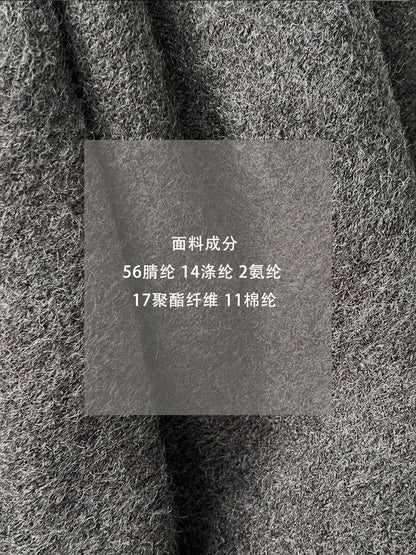 【cim823】實拍韓系軟糯短版針織毛衣+絲巾+針織長裙251030