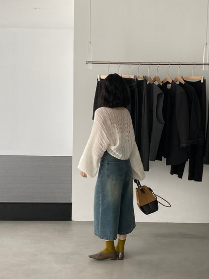 【cim0628】實拍温柔慵懒寬鬆針織薄罩衫（20羊毛）251114