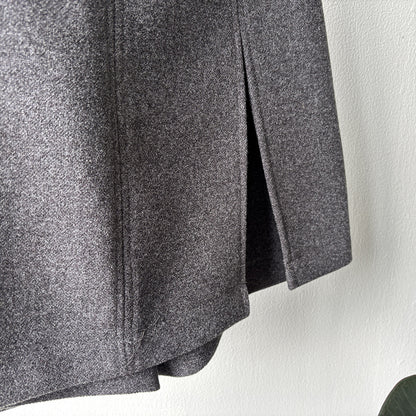 【Y82682】實拍冬季厚款毛呢高腰開叉裙褲 251106