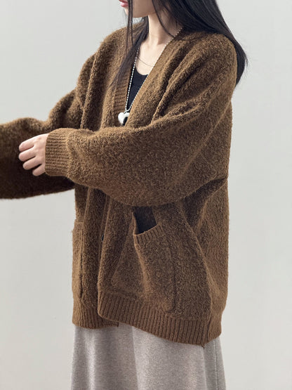 【Y237】實拍慵懶針織毛衣外套(含羊毛6%)251106