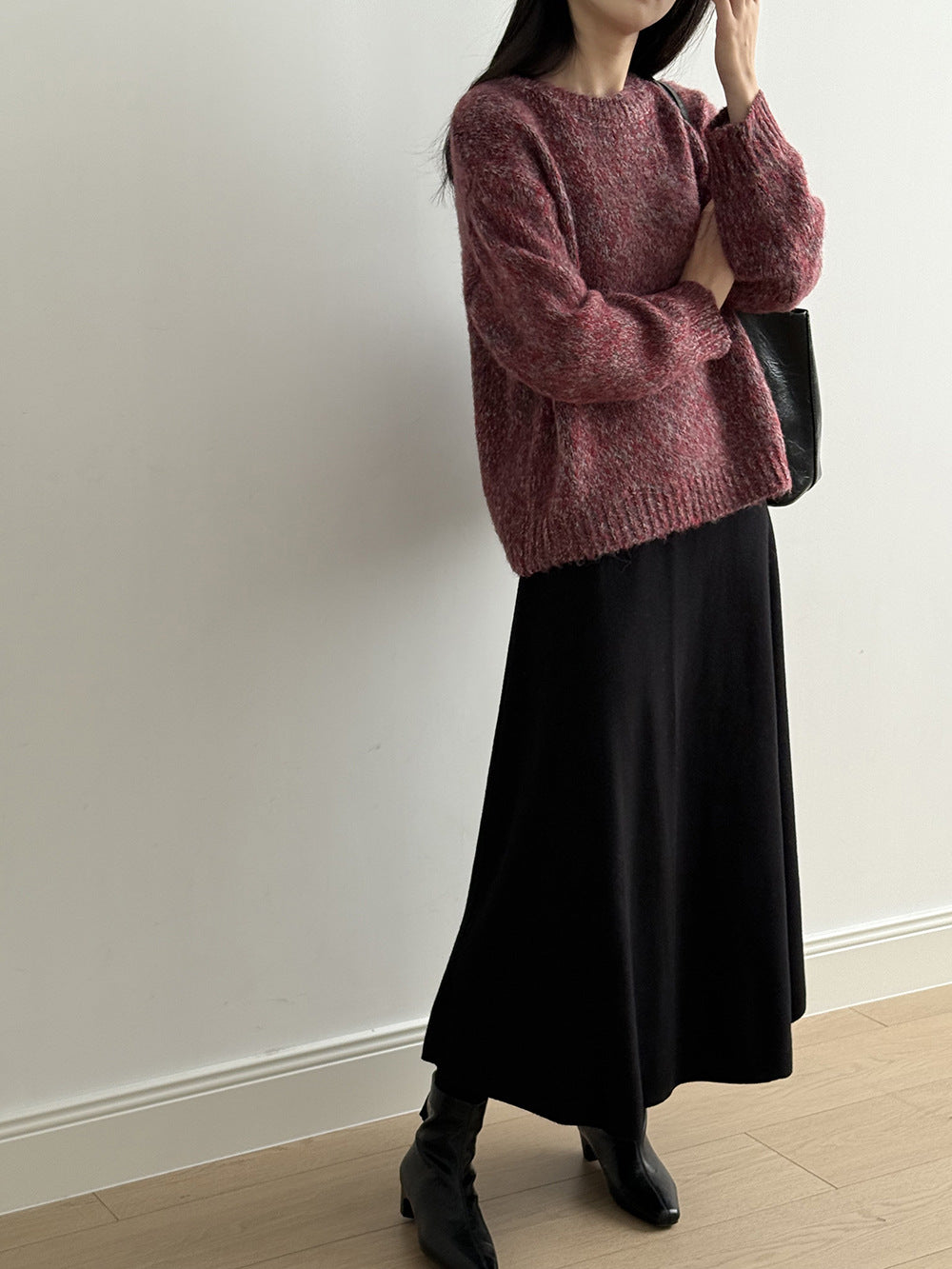 【Y2530】實拍冬季雜色古着針織毛衣(含羊毛6%)251106