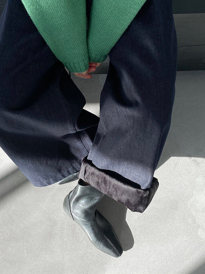 【cimz06332】實拍加絨超暖高腰纖瘦牛仔褲251120