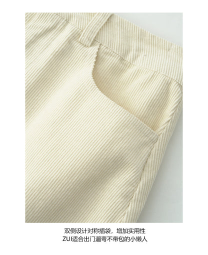 【H562】實拍秋冬S~XL必備復古高腰燈芯絨A字裙251021