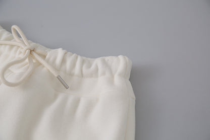 【LD11056】實拍慵懶高級感超修飾微喇叭衛褲251209