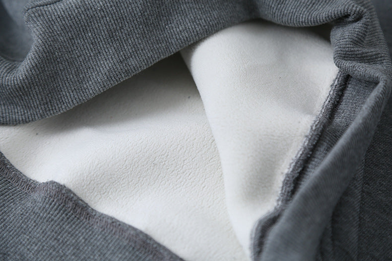 【LD11040】實拍字母印花加厚加絨連帽衞衣251202