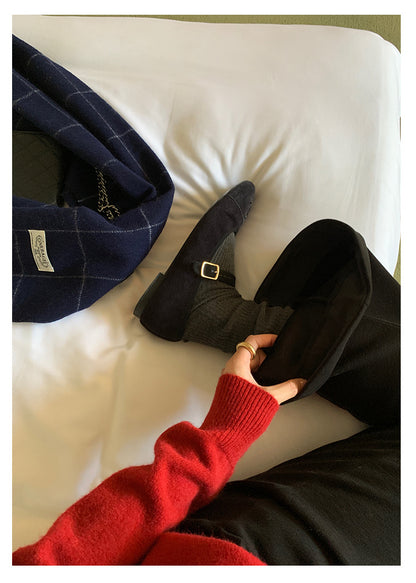 【H5517】實拍超級瘦高腰加絨厚款氣質喇叭褲251125