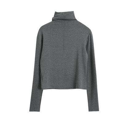 【LD11012】實拍加厚半高領6色打底長袖t恤251110