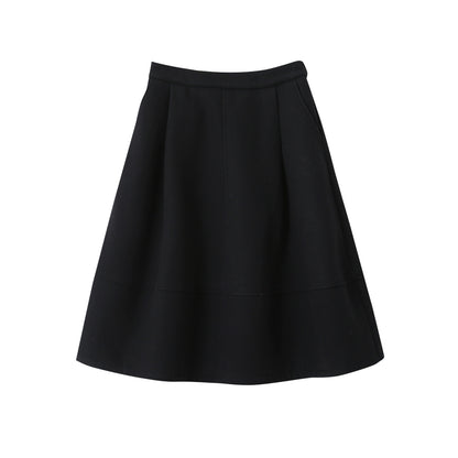 【LD11046】實拍miu感花苞毛尼a字裙251202