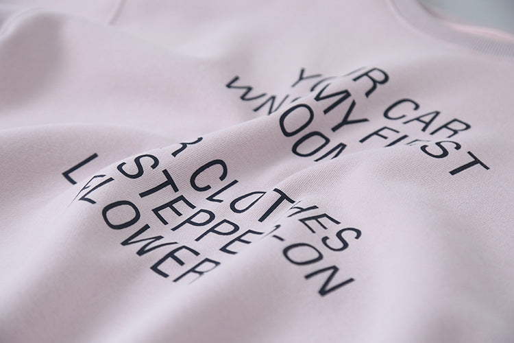 【LD11021】實拍加絨加厚印花寬鬆情侶裝衞衣251110