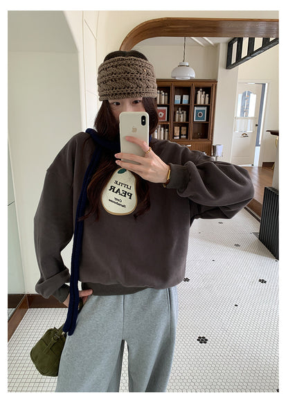 【H5515】實拍酪梨印花厚款加絨衛衣
251118