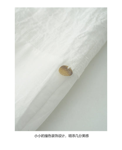 【H5428】實拍浪漫蕾絲棉質蛋糕A字裙250916