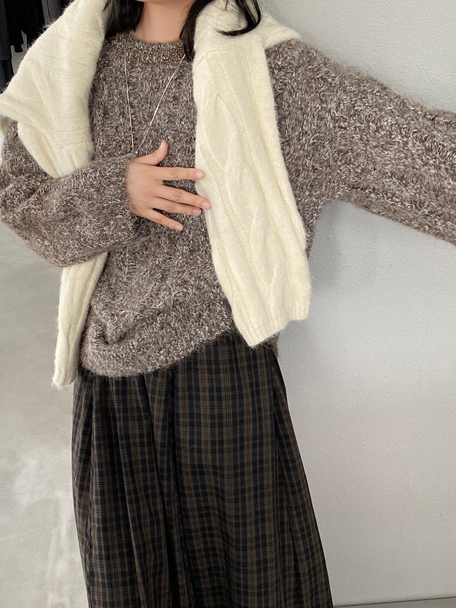 【cimz0307】實拍高級軟糯加厚針織毛衣(羊毛8％）251201