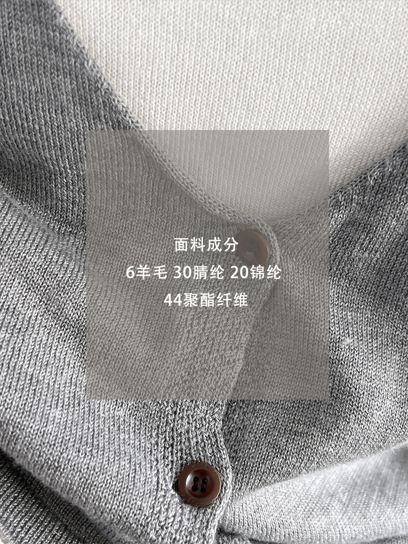 【cimzA1008】實拍早春羊毛6%長袖針織衫260122
