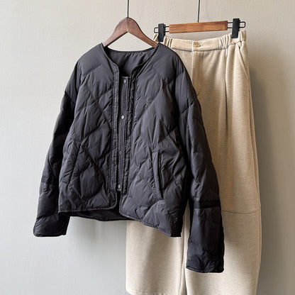 【Y82653】實拍輕保暖羽絨外套(含90％白鴨絨)251016