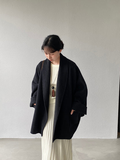 【cimz519】實拍冬天澳羊毛100%雙面呢大衣外套251201