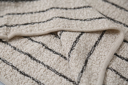 【LD11022】實拍肌理感寬鬆條紋針織衫251110