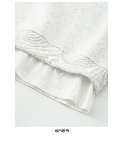 【H5507】實拍假兩件毛巾絨大版加厚衛衣251118