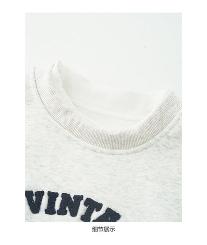 【H5507】實拍假兩件毛巾絨大版加厚衛衣251118