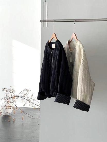 【cimz1706】實拍韓系氣質清新輕薄款棉服外套251120