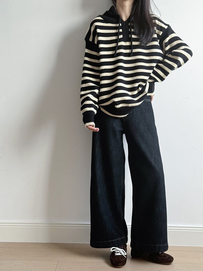 【Y981316】實拍S~XL冬季高腰加絨直筒牛仔褲含腰帶251106