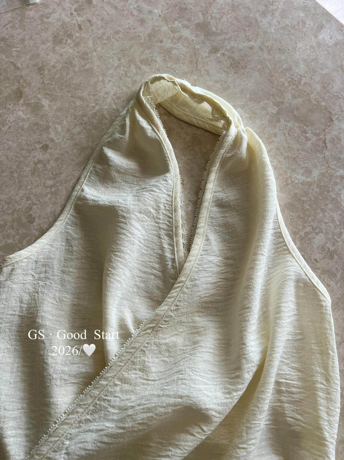 【LN5102E】Y2K時髦辣妹🔥性感蕾絲花邊交叉繞頸無袖上衣260518