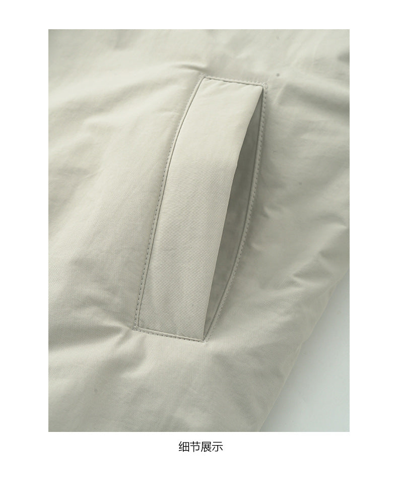 【H5498】實拍韓系加厚保暖長款棉服大衣外套251118