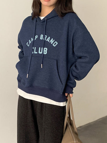 【LD11040】實拍字母印花加厚加絨連帽衞衣251202