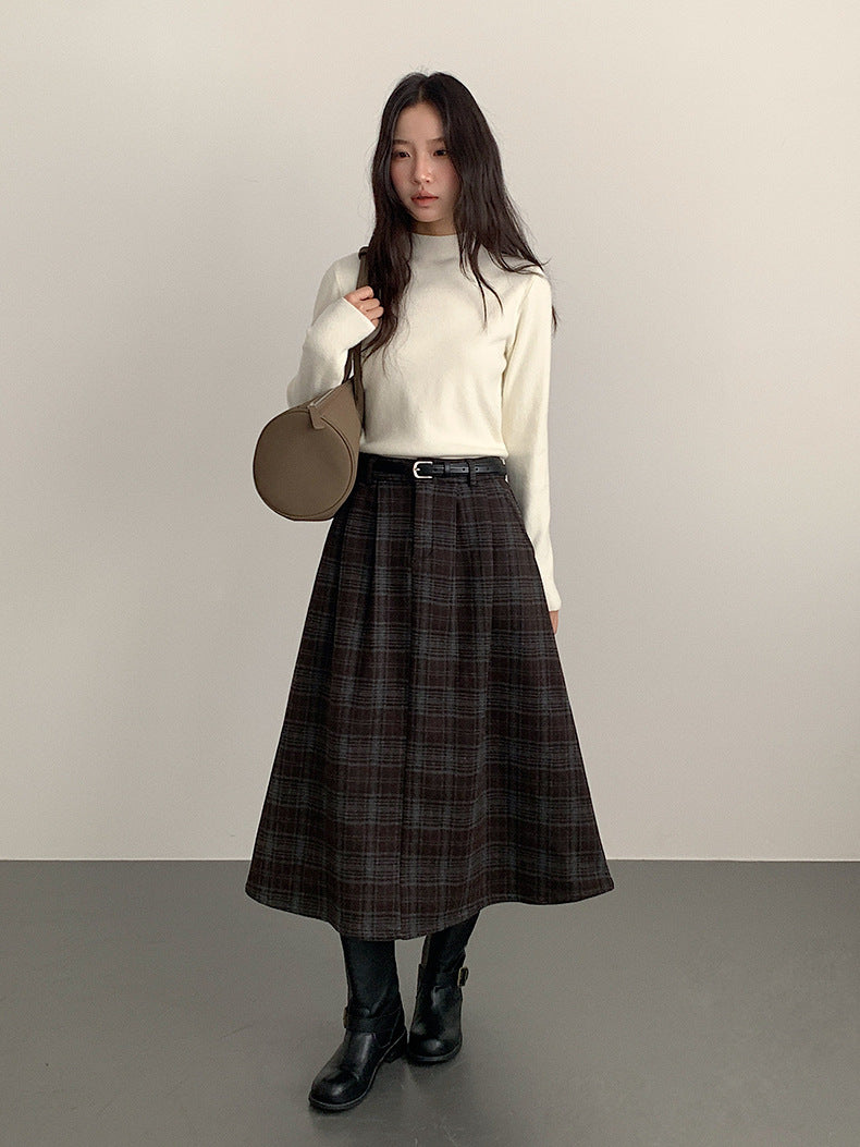 【LD11065】實拍半高領針織衫+針織背心251209