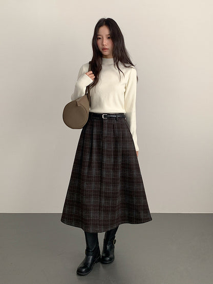 【LD11065】實拍半高領針織衫+針織背心251209