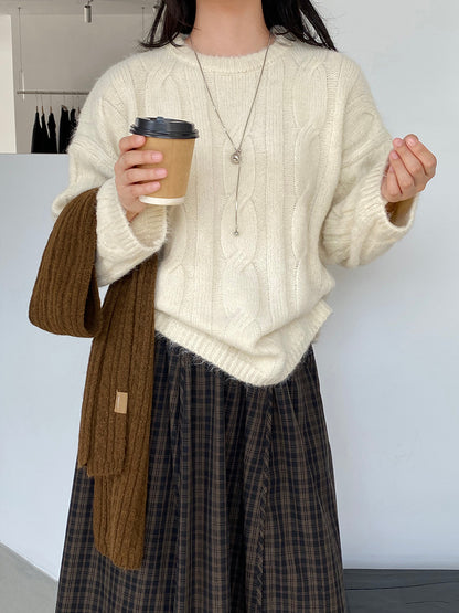 【cimz0307】實拍高級軟糯加厚針織毛衣(羊毛8％）251201