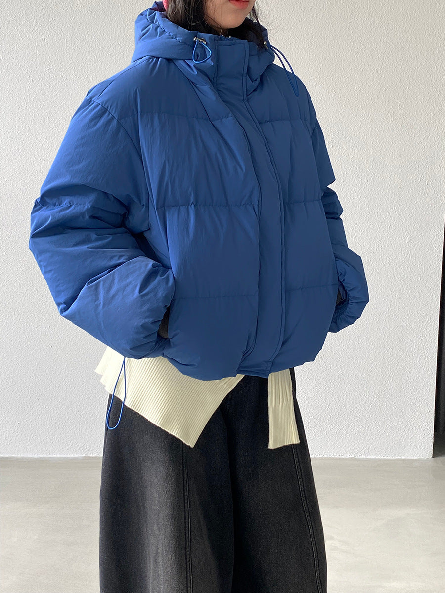 【cimz1728】實拍輕暖90％白鴨絨連帽羽絨外套251201