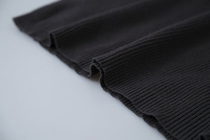 【LD11026】實拍絕美法式針織坑條假2件針織衫251124