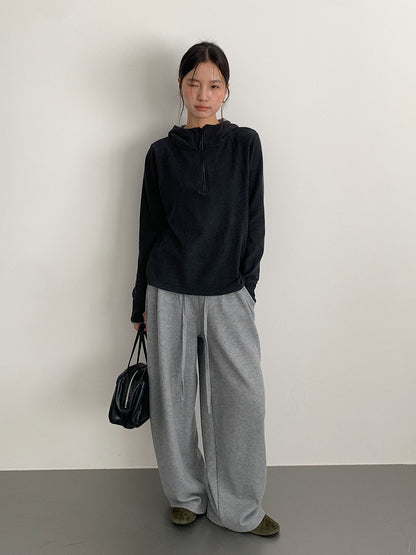 【LD11033】實拍冬季復古極簡寬鬆慵懶垂感彎刀褲251124