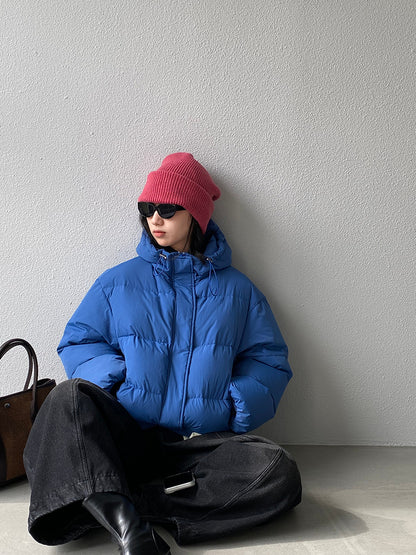 【cimz1728】實拍輕暖90％白鴨絨連帽羽絨外套251201