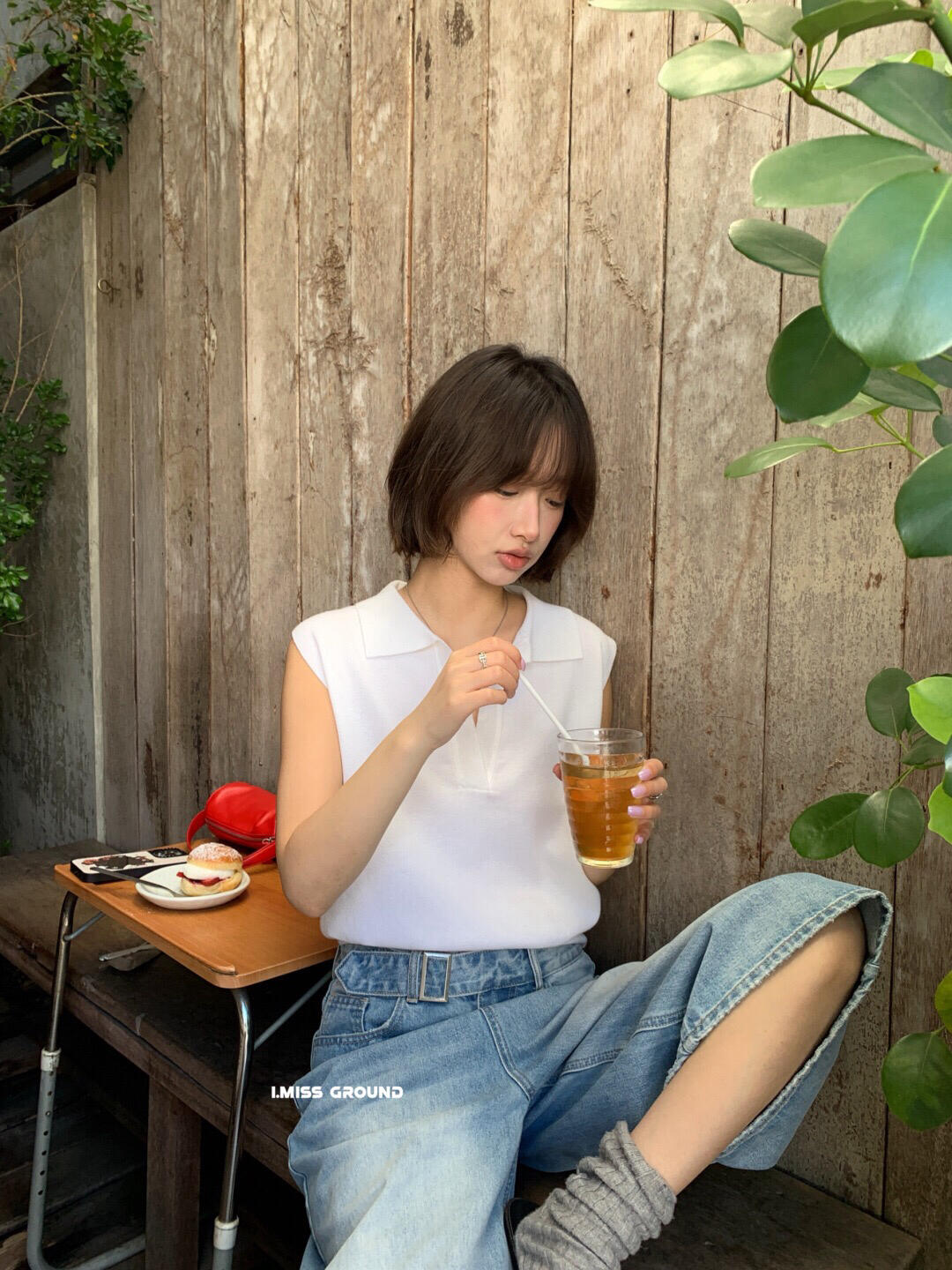 【LR01293】實拍imiss氣質百搭！33%羊毛無袖針織衫260305