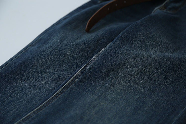 【LD3286】實拍S~XL冬季植絨加絨高腰彈力牛仔褲+鑰匙扣251103