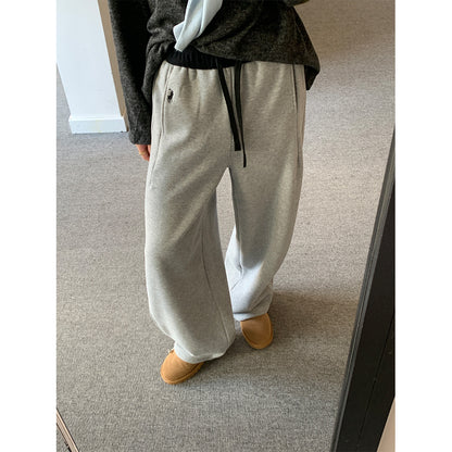 【H5508】實拍M~XL懶懶加厚奧粒絨舒適休閒彎刀褲型251118