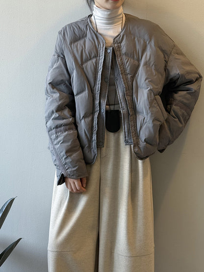 【Y82653】實拍輕保暖羽絨外套(含90％白鴨絨)251016