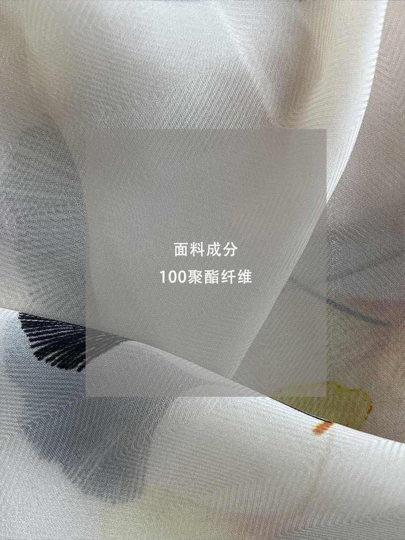 【cimzW805】法式老錢風優雅百搭🍷復古碎花質感方巾/絲巾/髮帶/披肩260402