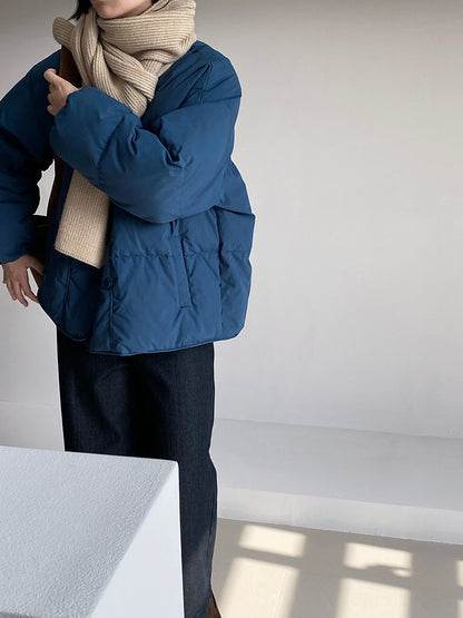 【cimz1010】實拍冬日温暖加厚90％白鴨絨羽絨外套大衣251128