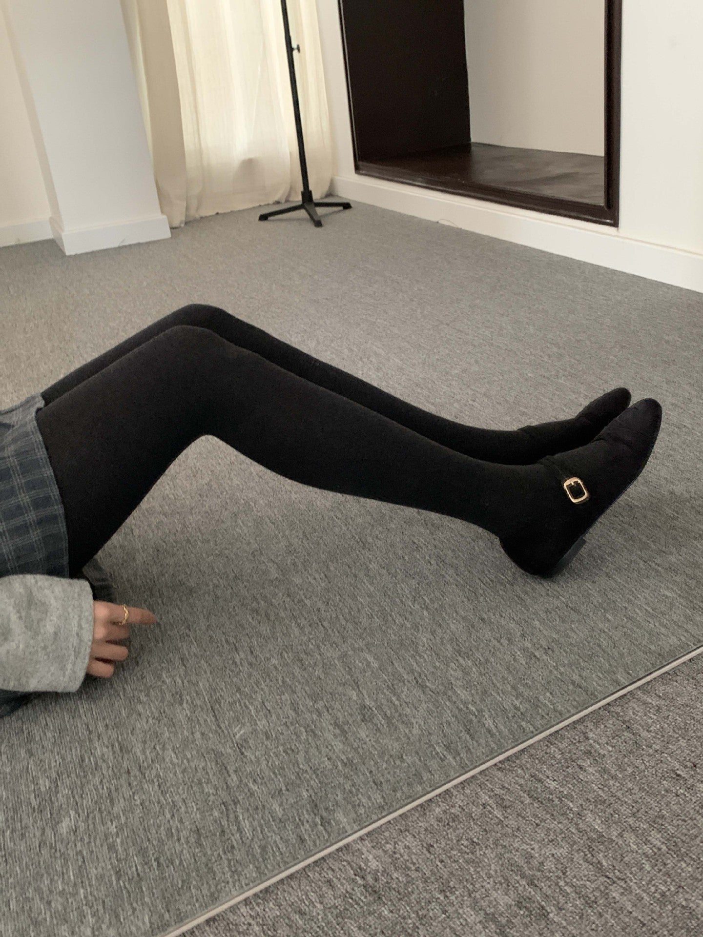 【H5504】實拍高腰收腹彈性超顯瘦連腳內搭褲一般款/加厚款251118